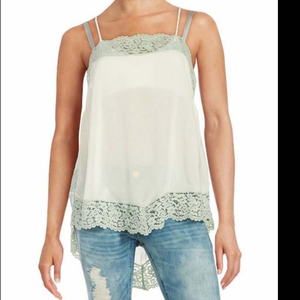 NWT FREE PEOPLE Intimately Tish Scalloped Tunic in Ivory M